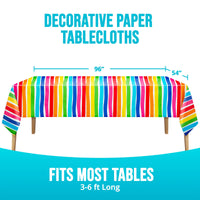 Bright Vibes Plastic Tablecovers 54