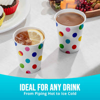 Bright Vibes Paper Cups 9 oz