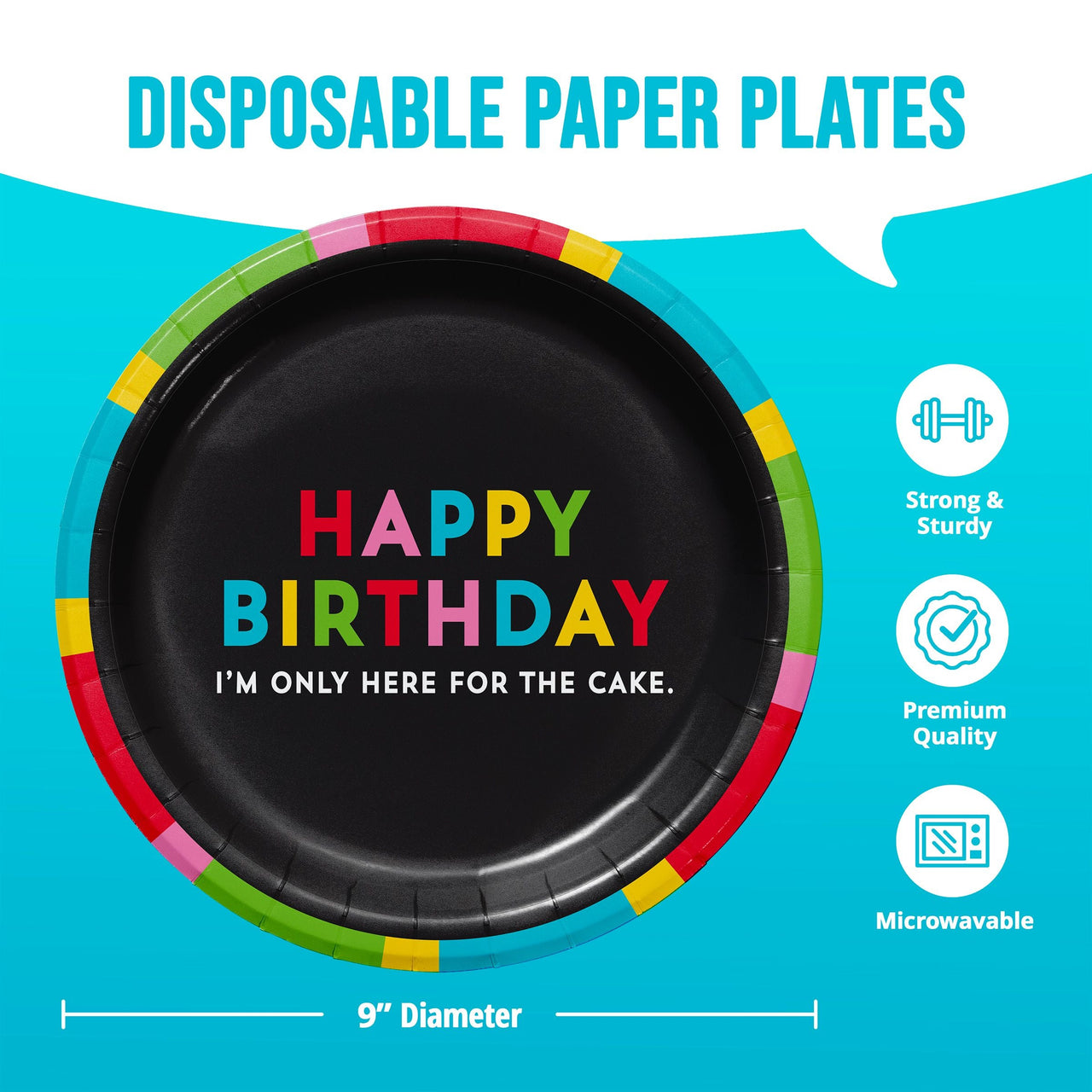 Snarky Celebration Dinner Plates 9"