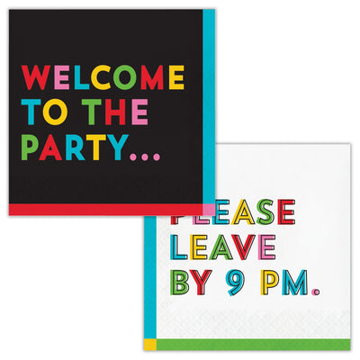 Snarky Celebration Welcome Luncheon Napkins 6.5" x 6.5"