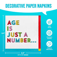 Snarky Celebration Age Luncheon Napkins 6.5