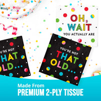 Snarky Celebration Not Old Beverage Napkins 5