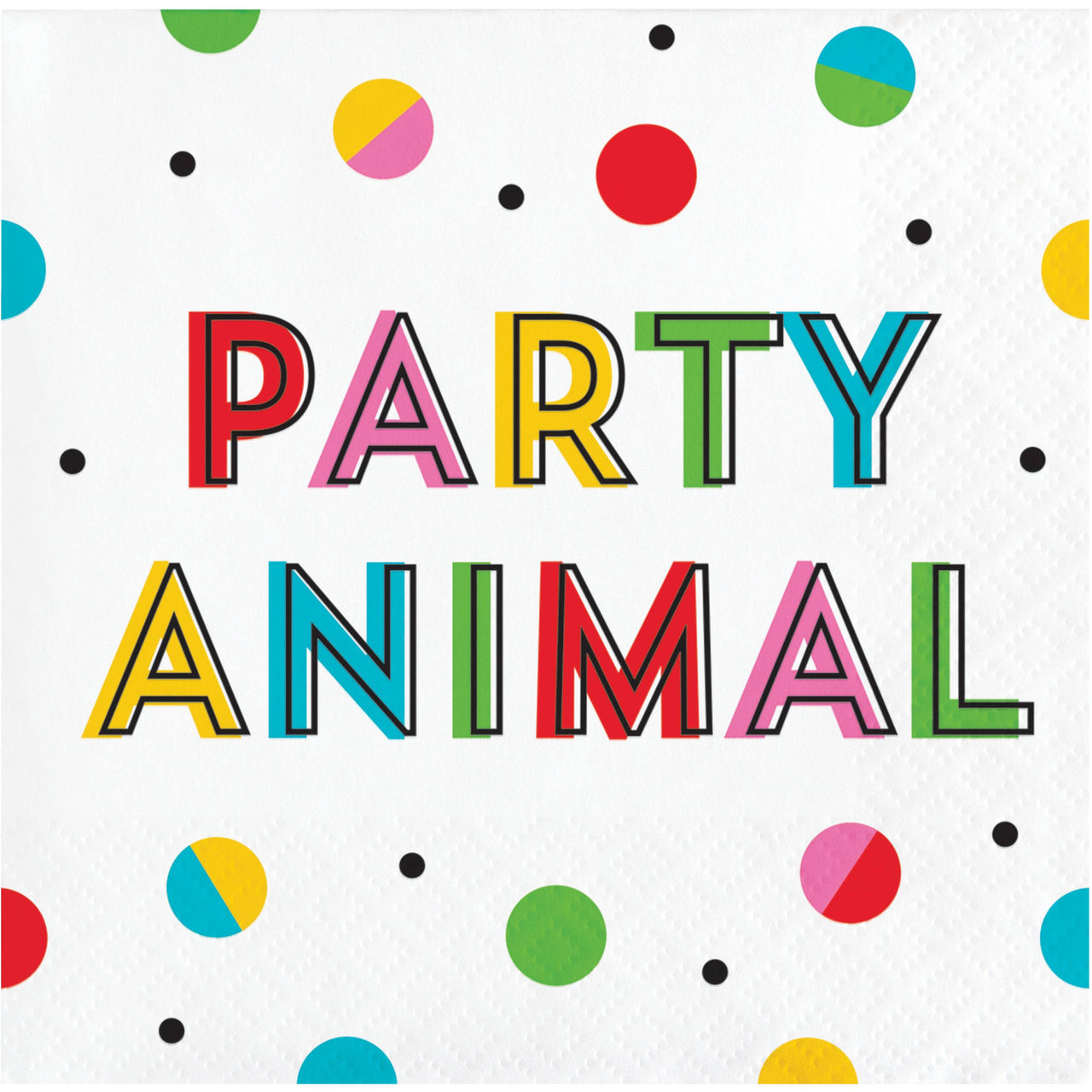 Snarky Celebration Anml Beverage Napkins 5" x 5"