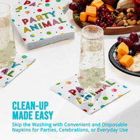 Snarky Celebration Anml Beverage Napkins 5