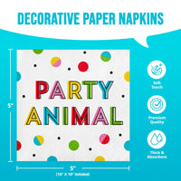 Snarky Celebration Anml Beverage Napkins 5