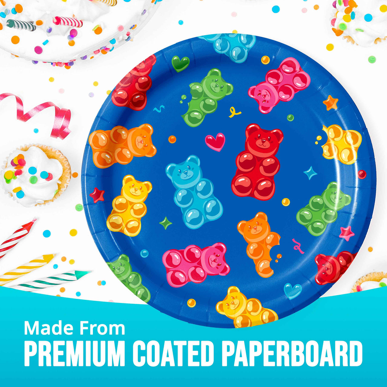 Gummy Bear Bash Dinner Plates 9"