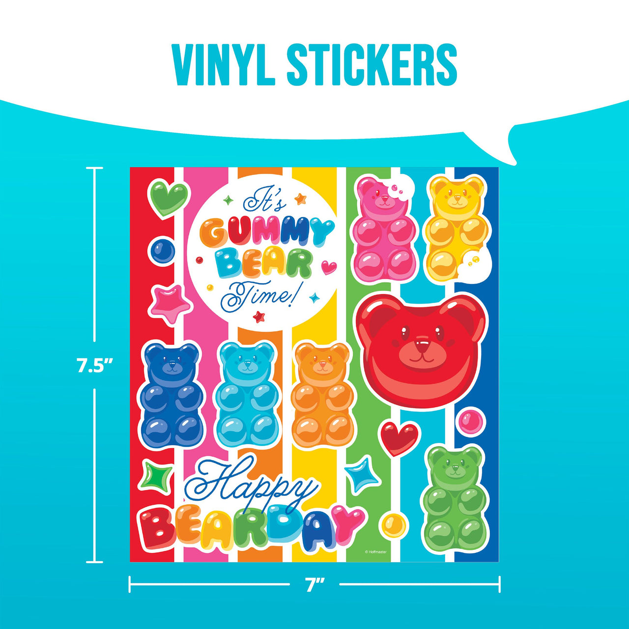 Gummy Bear Bash Stickers