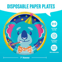 Animal Jamboree Asst Luncheon Plates 7