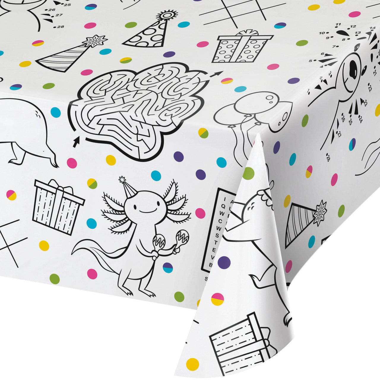 Animal Jamboree Paper Tablecovers 54" x 84"