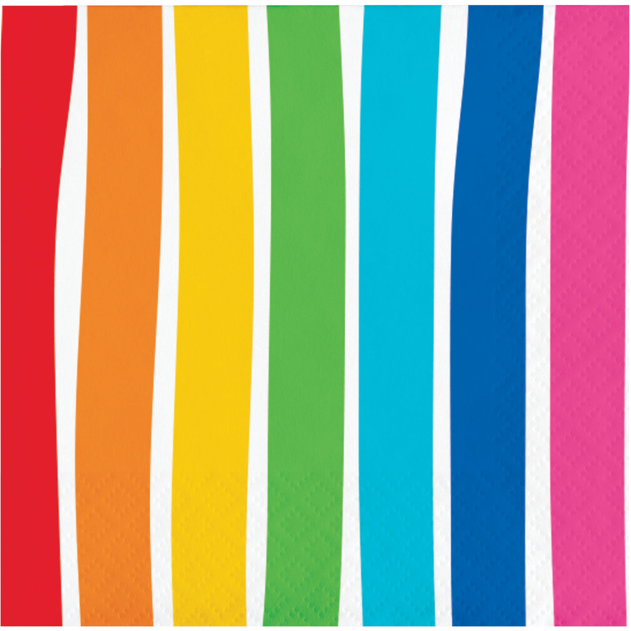 Rainbow Cheer Beverage Napkins 5" x 5"