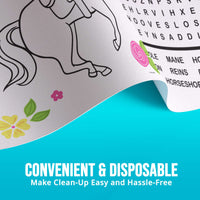 Horse Charm Paper Tablecovers 54