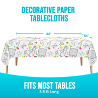 Horse Charm Paper Tablecovers 54