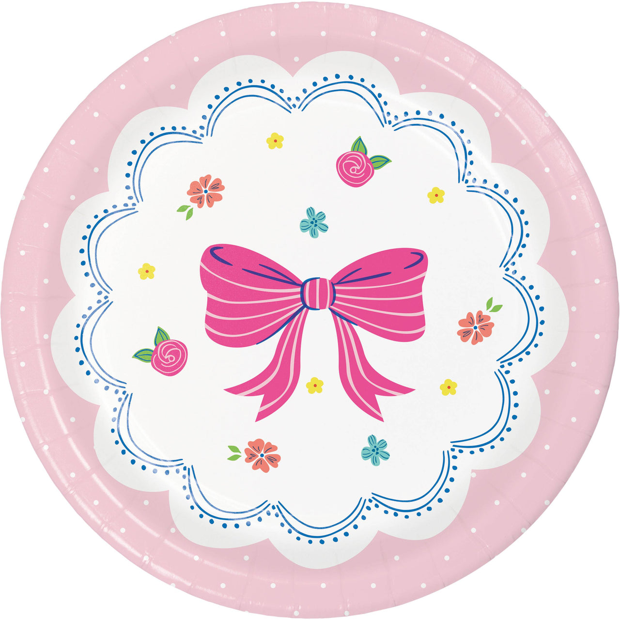 Bow Bash Asst Luncheon Plates 7"