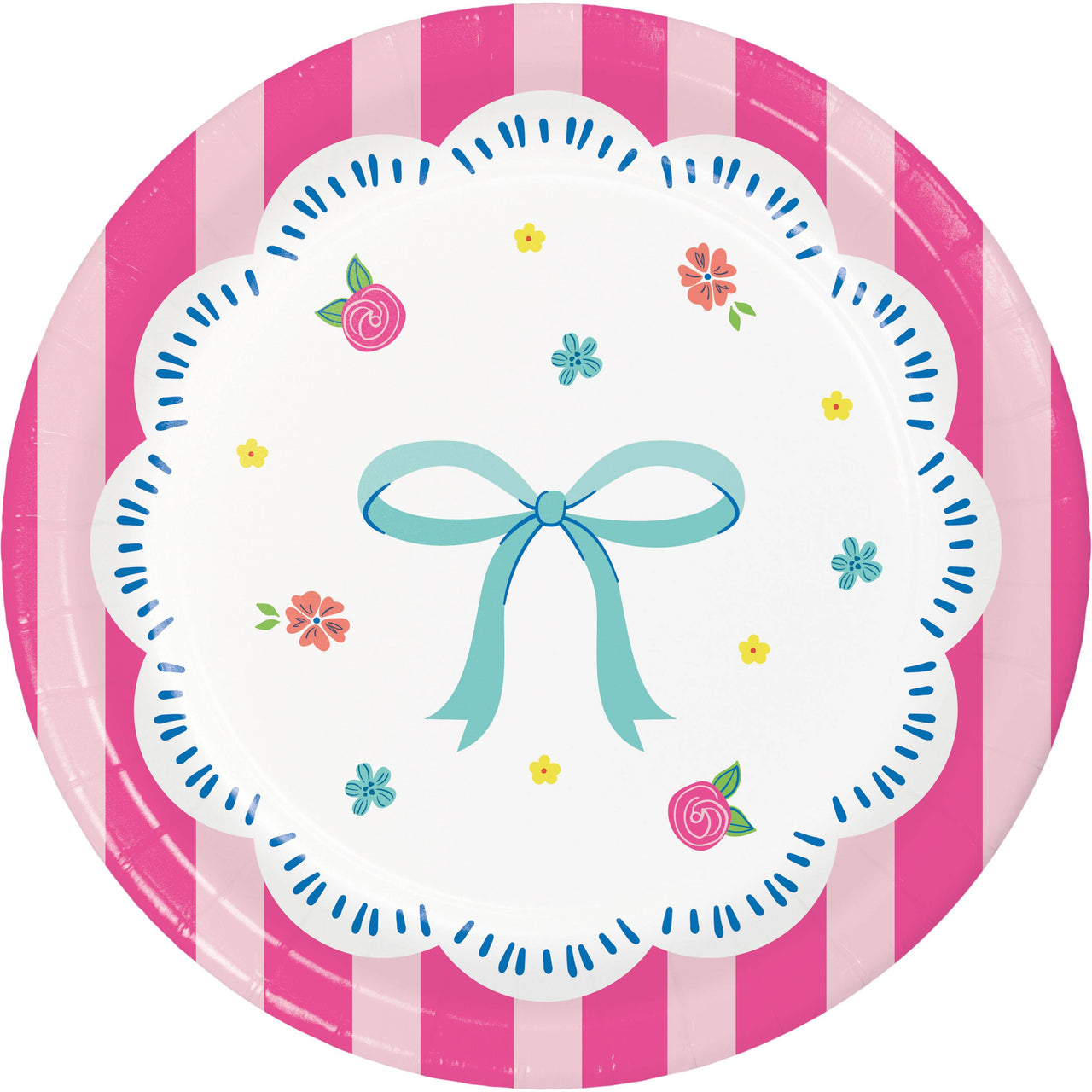 Bow Bash Asst Luncheon Plates 7"