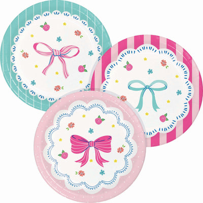 Bow Bash Asst Luncheon Plates 7"