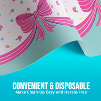 Bow Bash Plastic Tablecovers 54