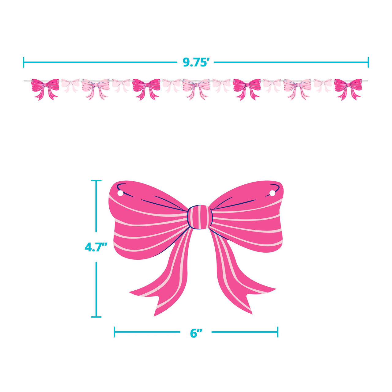 Bow Bash Party Banners
