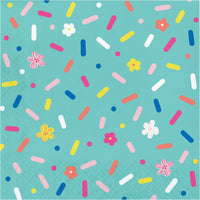 Birthday Brights Luncheon Napkins 6.5