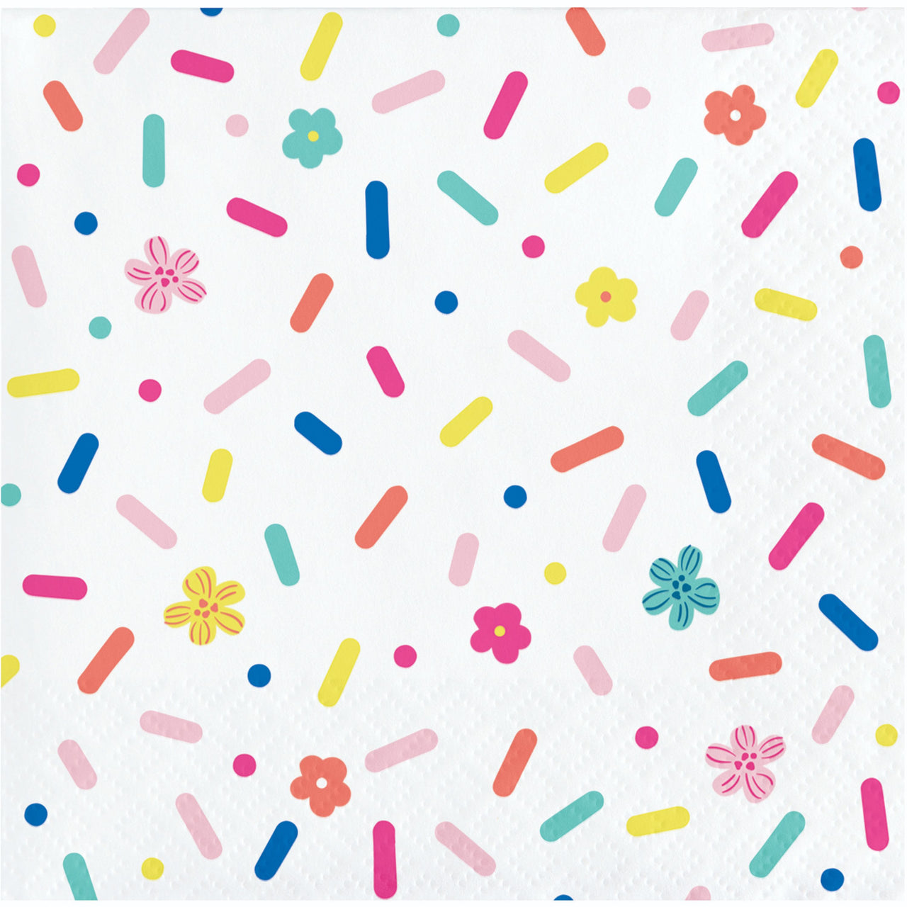Birthday Brights Beverage Napkins 5" x 5"