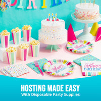 Birthday Brights Paper Cups 9 oz