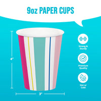Birthday Brights Paper Cups 9 oz
