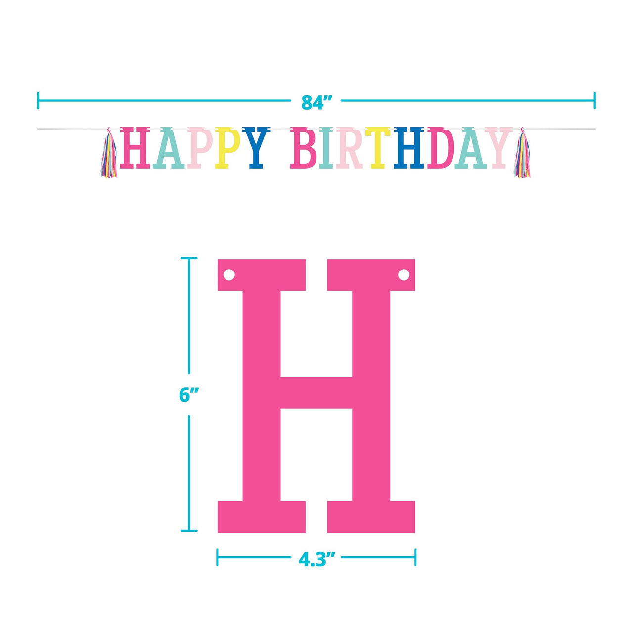 Birthday Brights Party Banners