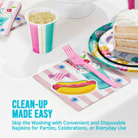 Birthday Treats Luncheon Napkins 6.5