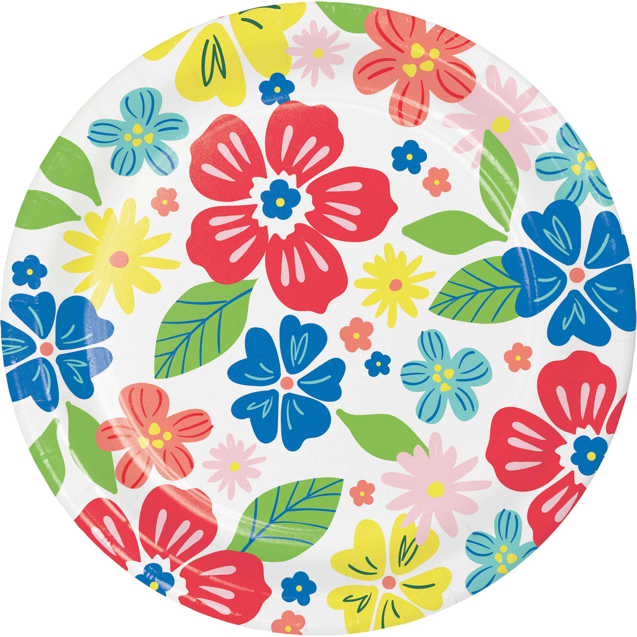 Abundant Florals Dinner Plates 9"