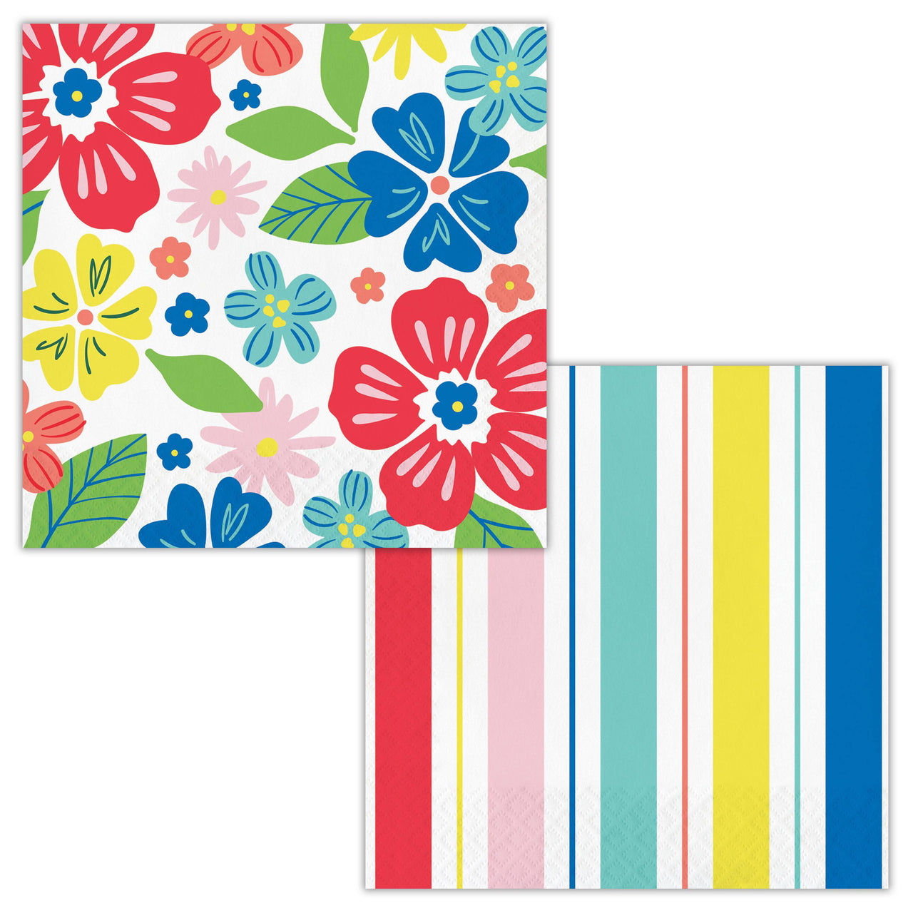 Abundant Florals Luncheon Napkins 6.5" x 6.5"