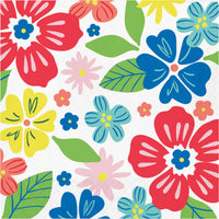 Abundant Florals Luncheon Napkins 6.5