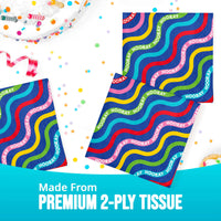 Color Waves Beverage Napkins 5