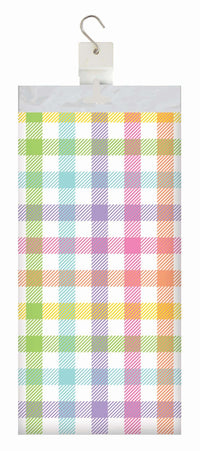 Easter Plaid Plastic Tablecovers 54