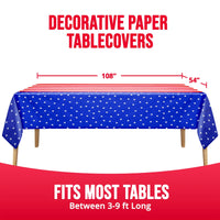 Patriotic Plastic Tablecovers 54