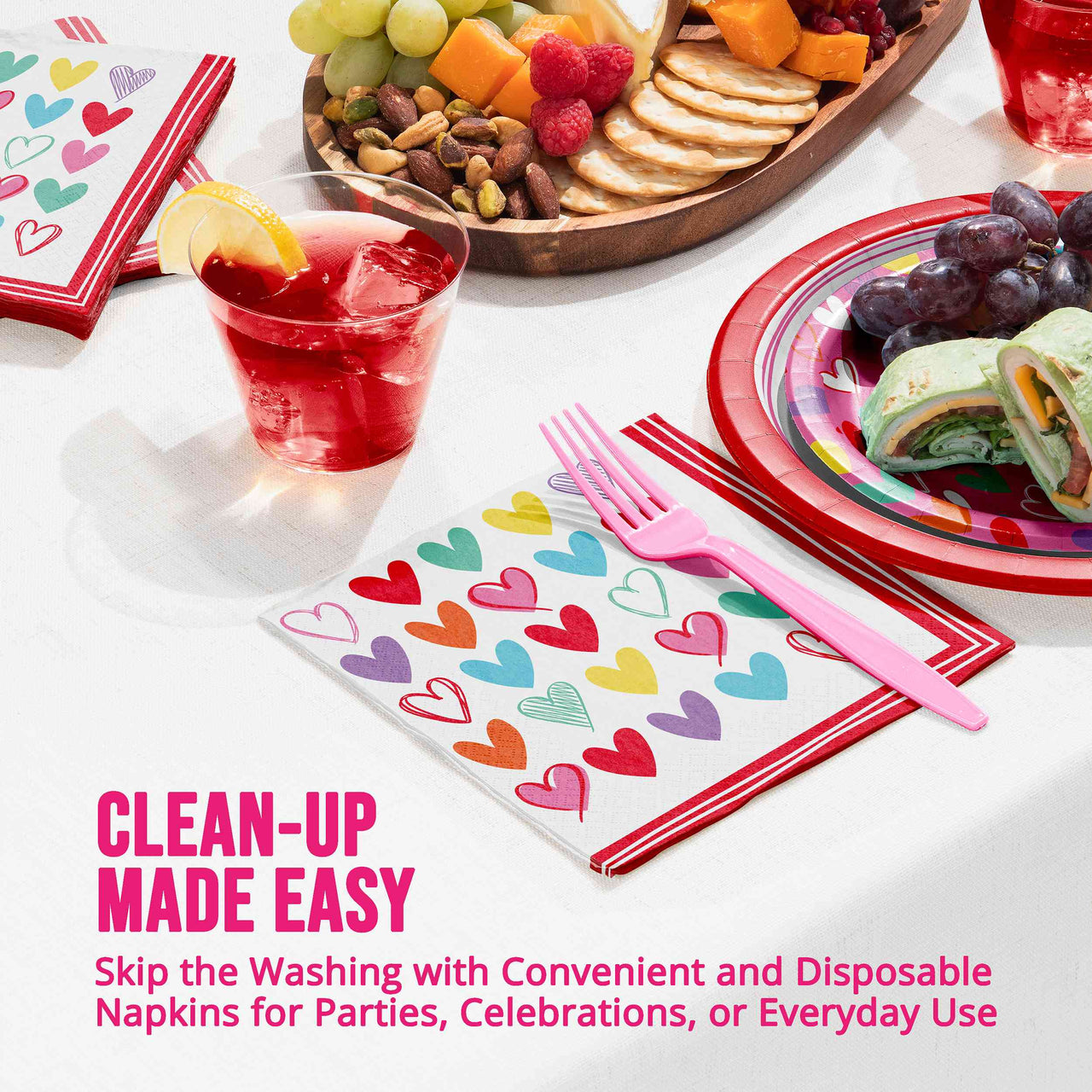 Color Crush Luncheon Napkins 6.5" x 6.5"