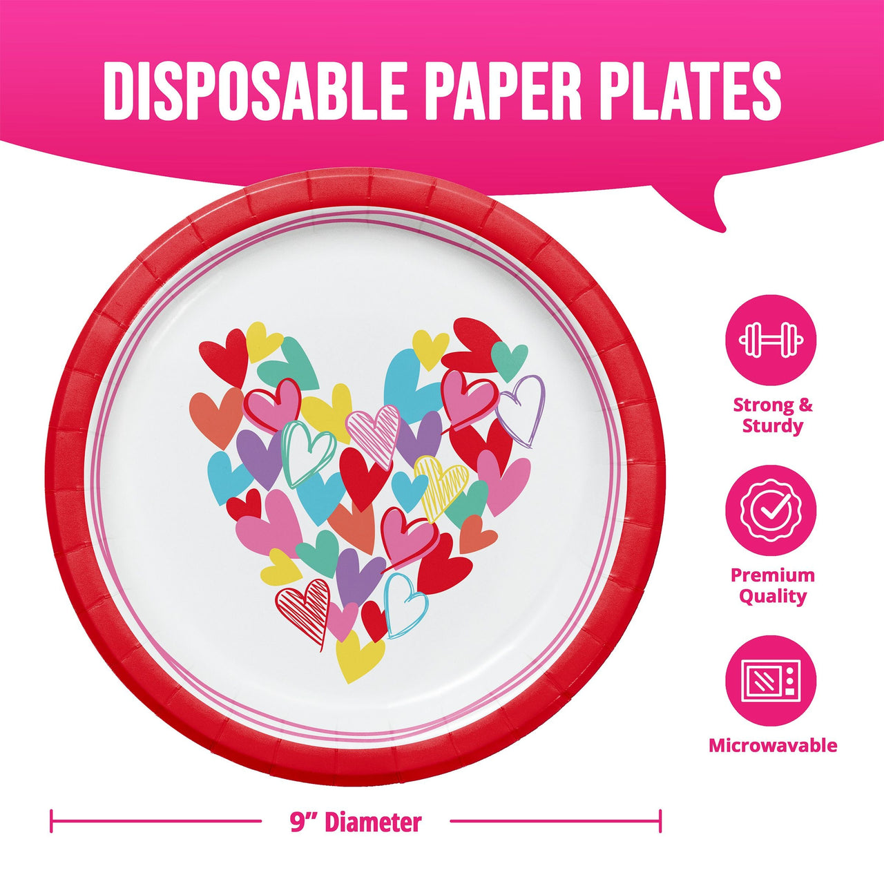 Color Crush Dinner Plates 9"