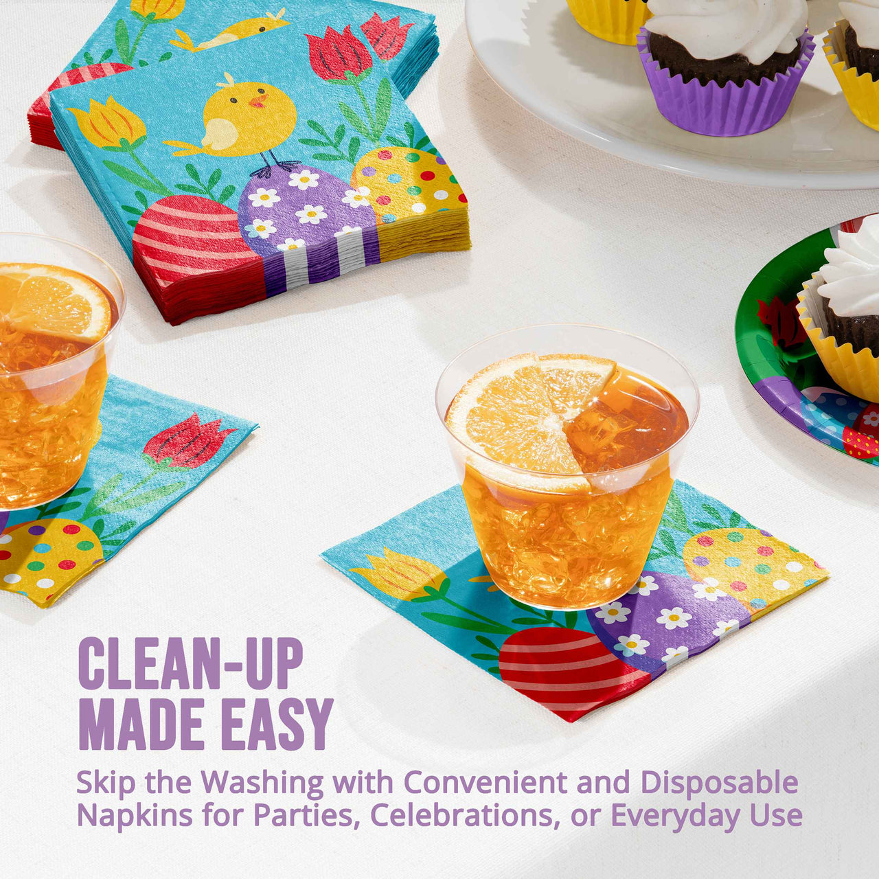 Hoppy Trails Beverage Napkins 5" x 5"