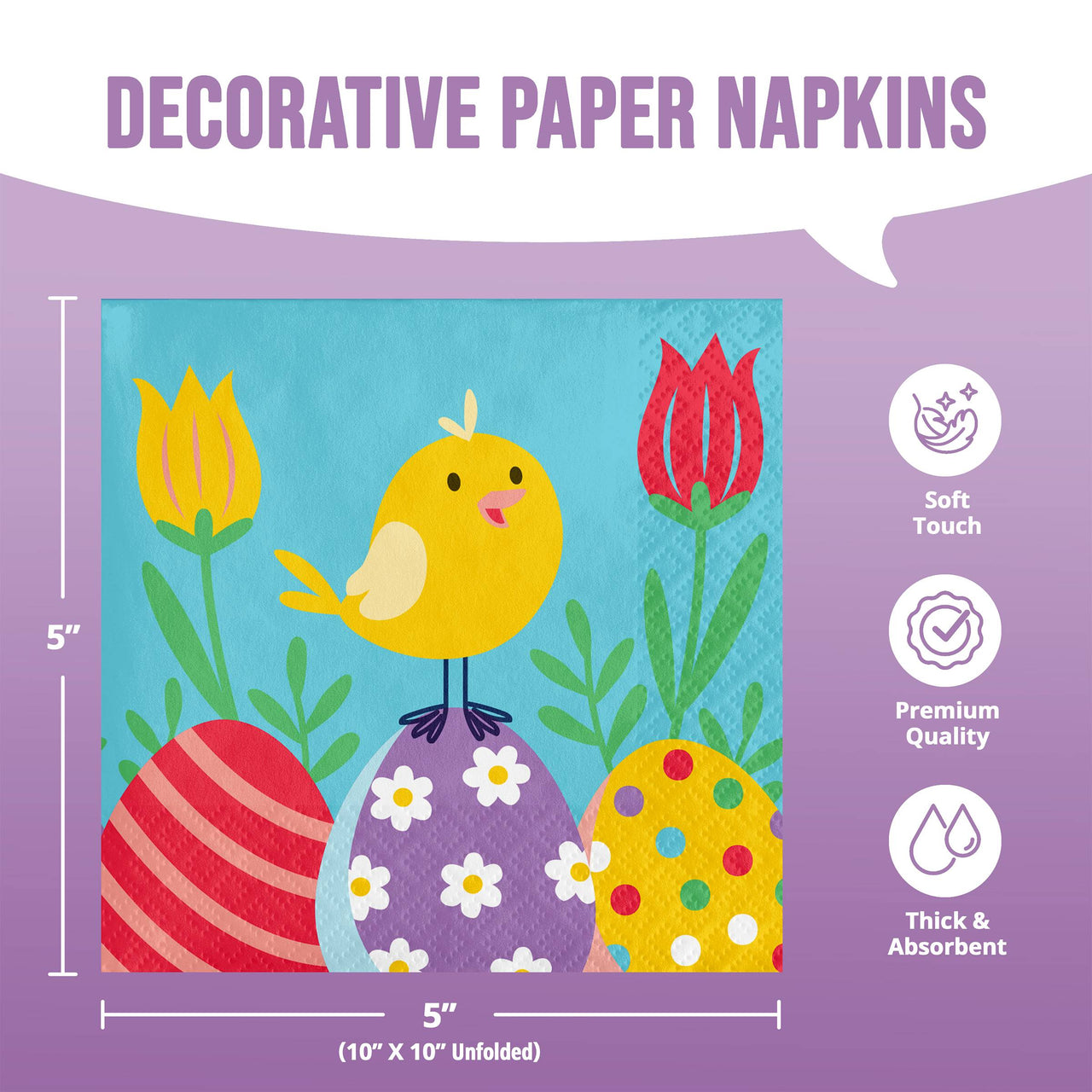 Hoppy Trails Beverage Napkins 5" x 5"