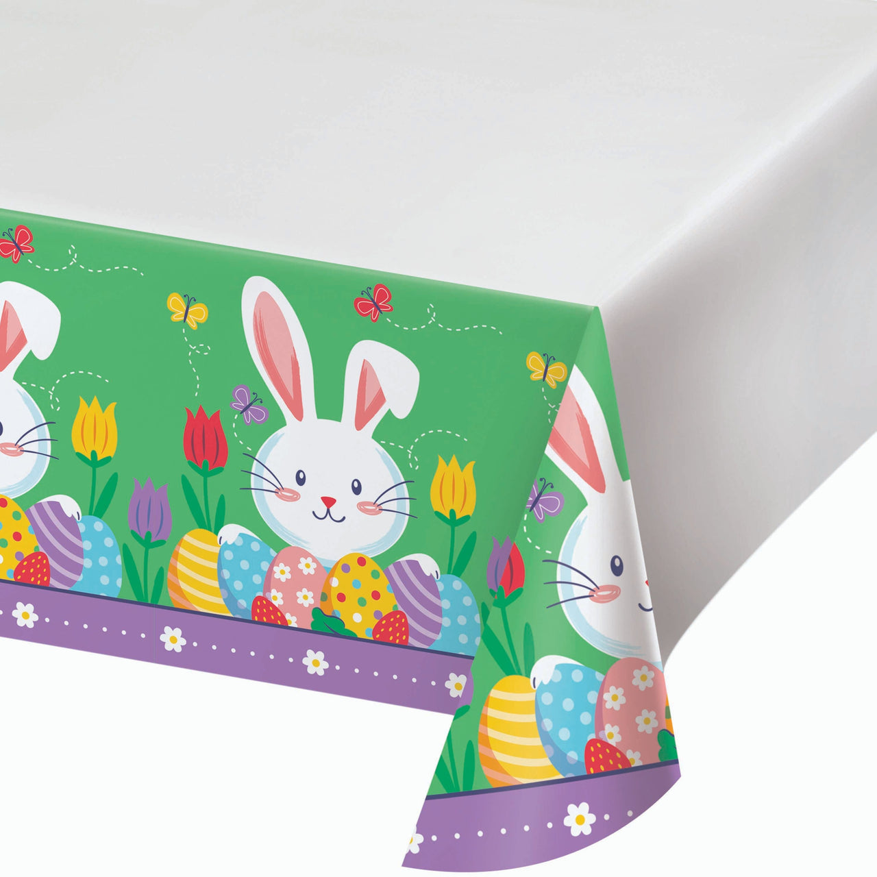 Hoppy Trails Plastic Tablecovers 54" x 96"