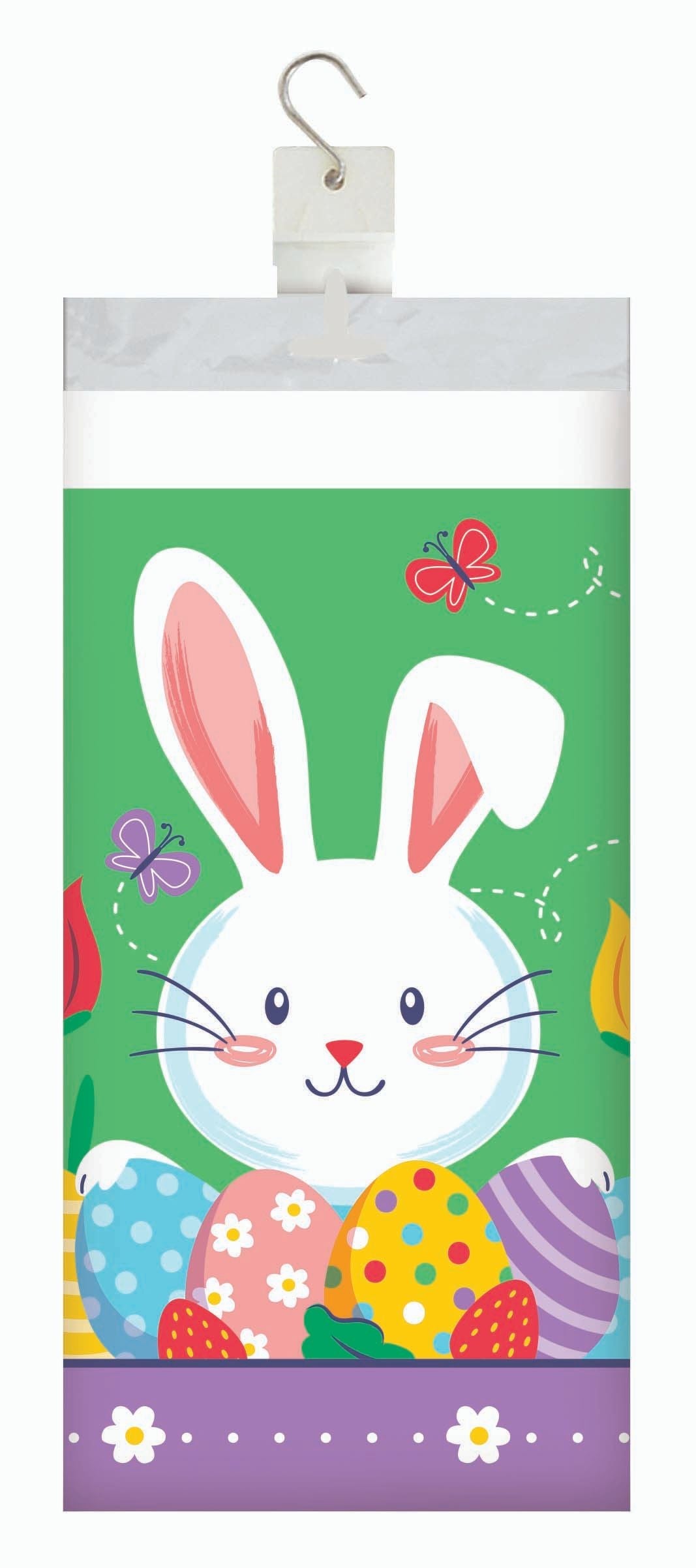 Hoppy Trails Plastic Tablecovers 54" x 96"