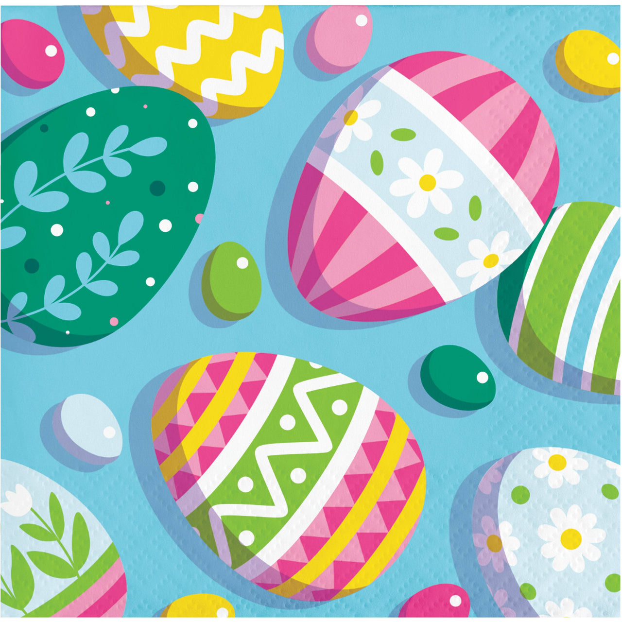 Eggsplosion Jellybean Beverage Napkins 5" x 5"