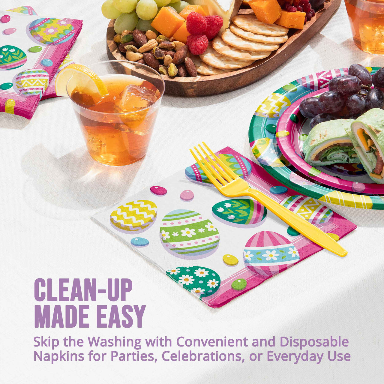 Eggsplosion Luncheon Napkins 6.5" x 6.5"