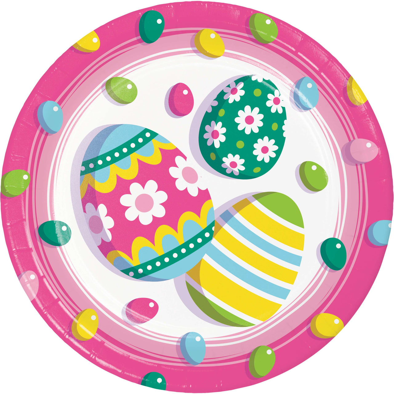 Eggsplosion Jellybean Luncheon Plates 7"