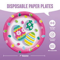 Eggsplosion Jellybean Luncheon Plates 7