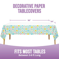 Eggsplosion Jellybean Plastic Tablecovers 54