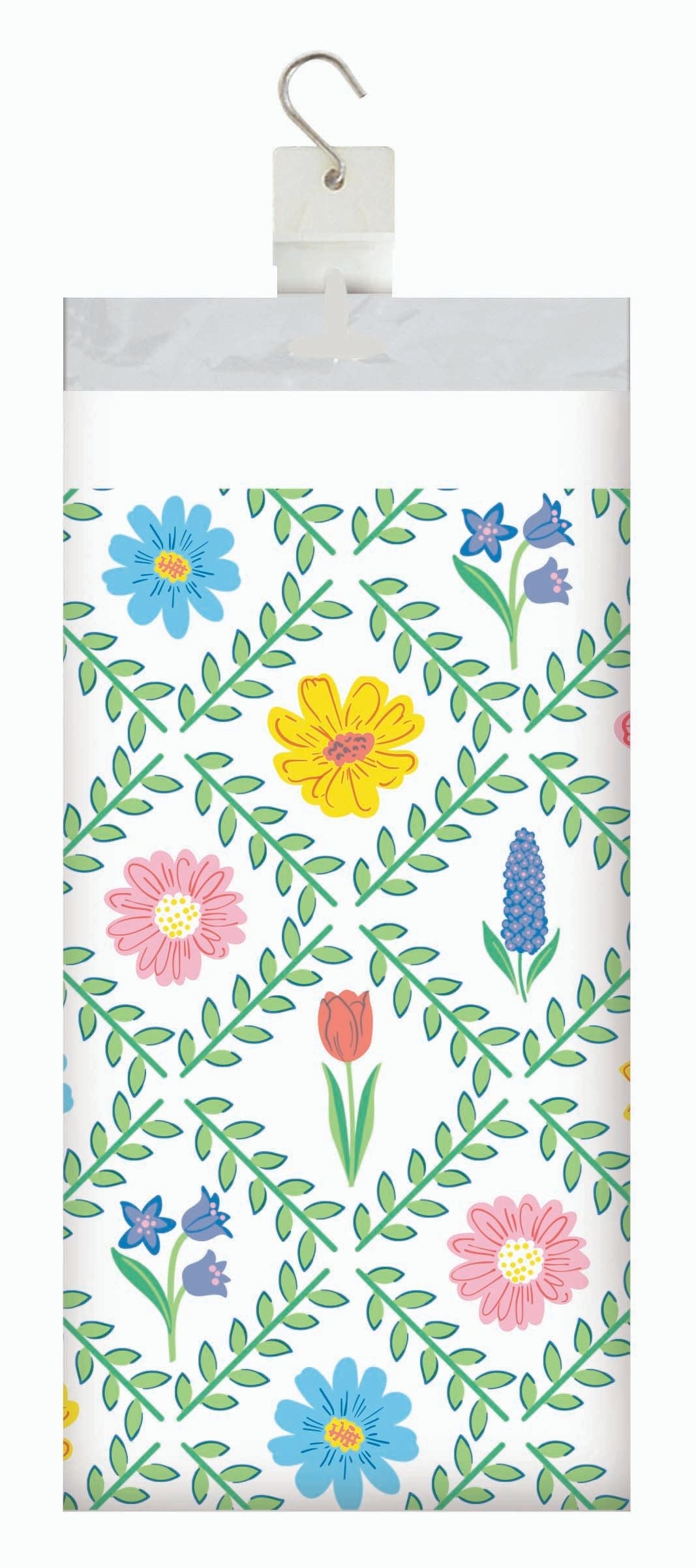 Easter Meadow Plastic Tablecovers 54" x 96"