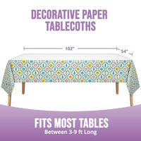 Easter Meadow Plastic Tablecovers 54