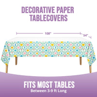 Easter Meadow Plastic Tablecovers 54