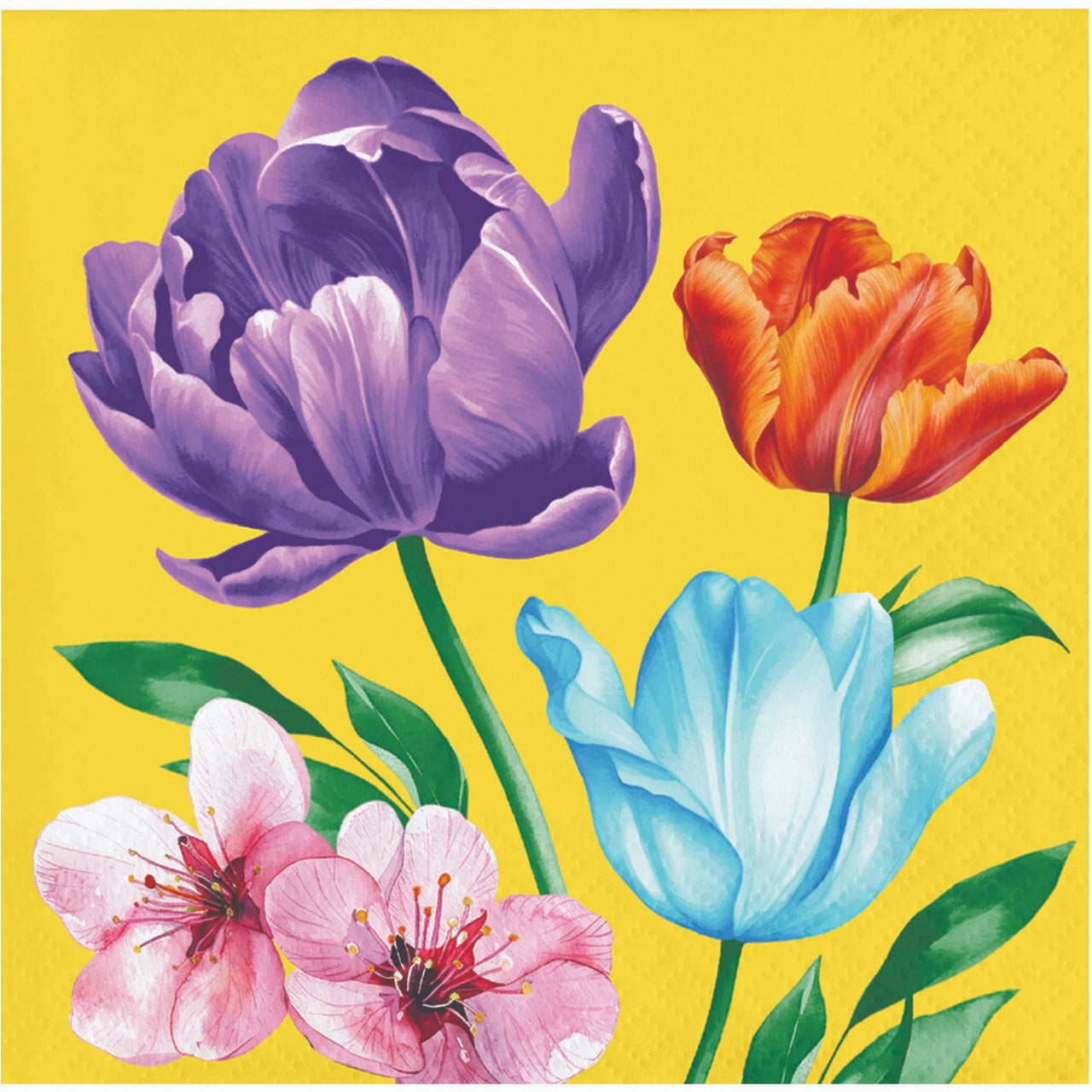 Garden Glow Beverage Napkins 5" x 5"