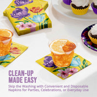 Garden Glow Beverage Napkins 5