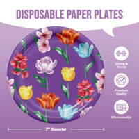 Garden Glow Luncheon Plates 7